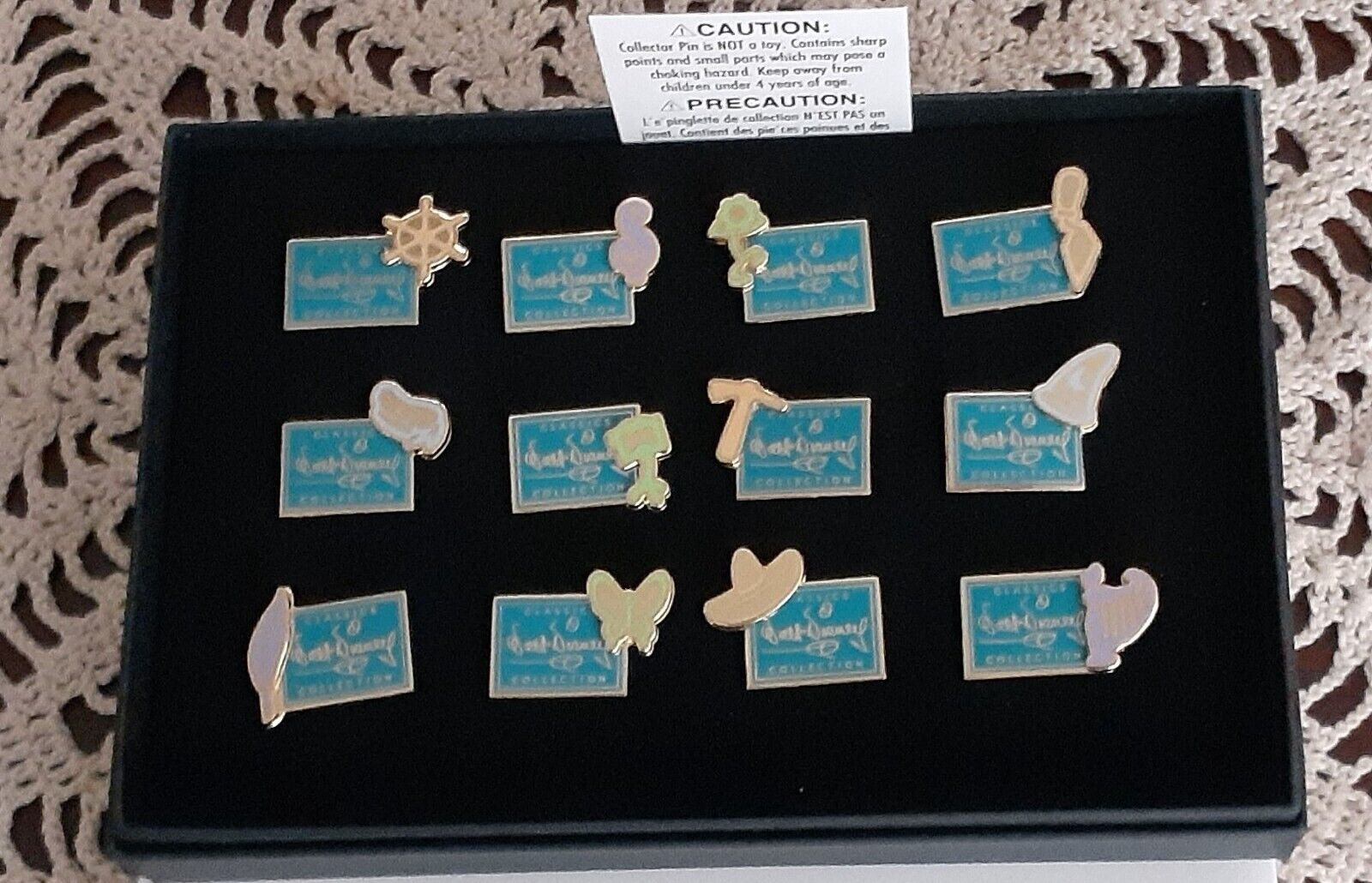 WDCC Commemorative 10th Anniversary 99 LE 12 PIN Set